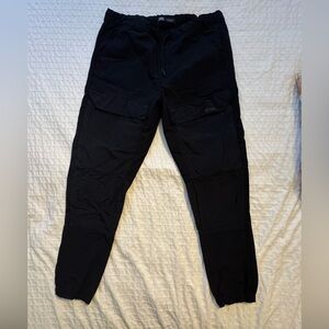 Zara Men's Black Cargo Pants